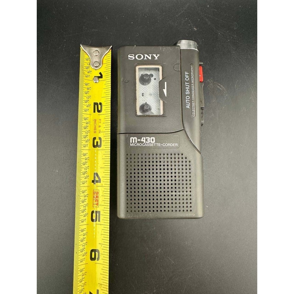 Sony M-430 Microcassette-Corder Handheld Voice Recorder Untested - 059 (60) - Picture 12 of 12